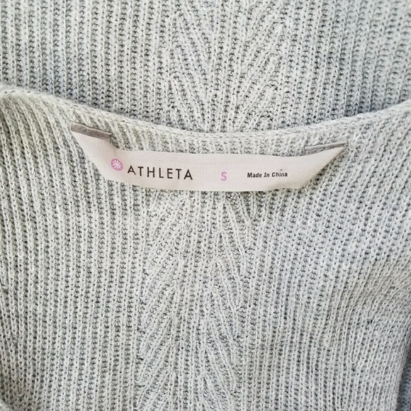 Athleta Grey Ribbed Racerback Tank - Picture 5 of 5